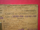 MILITARIA  CARTE DU COMBATTANT   1934 - Francia