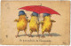 Poussins  Militaires     Lot 2 Cartes  MD  Modèle Déposé - Animales Vestidos