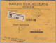 CH Firmenfreistempel 1929-04-05 Zürich  "P50P + P40P #592" Auf Siegel R-Brief Nach Wien - Frankiermaschinen (FraMA)