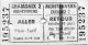 - 74 - CHAMONIX - MONTENVERS - Ticket Aller Et Retour Valable 10 Jours Du 9 Septembre 1970 - Scan Verso - - Europa