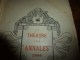 1906 Le THEÂTRE Des ANNALES ((s) Scène,saynète,comédie,monologue,dialogue,fantaisie,conte)COURTELINE,FEYDEAU,MENDES Etc - Französische Autoren