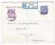 Irland 1932 R-Brief Von Belfast Nach Zürich Englische 21/2 Und 3d. Georg V Marken - Storia Postale