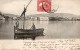 PANORAMIC VIEW OF SUEZ AND OF TACKA - BELLE CARTE D'UNE VUE GENERALE AVEC BARQUE EN 1ER PLAN - 2 SCANNS - TOP !!! - Suez