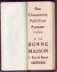 Magnifique Calendrier. 1938. A La Bonne Maison. Grenoble. Isère. 38 - - Formato Piccolo : 1921-40