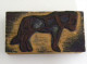 Ancien Tampon Scolaire Bois CHEVAL De Trait Ecole French Antique Rubber DRAFT HORSE - Scrapbooking