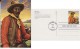 LEGENDS OF WILD WEST - BILL PICKETT USA 1994 FDC PRE-PAID POST CARD Law Hunting Prepaid - American Indians