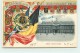 75 Anniversaire De L'indépendance Belge - Liège Palais De Justice, Carte Illustrée. - Liege