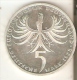 MONEDA DE PLATA DE ALEMANIA DE 5 MARK DEL AÑO 1978 LETRA F (COIN) SILVER,ARGENT. - 5 Marcos