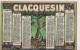 CALENDRIER  PETIT  FORMAT CLACQUESIN 1933 - Petit Format : 1921-40