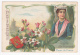 Image Illustrée 7.1 X 10.5 - Collection "Fleurs De France", Le Trèfle Des Marais, Poitou (Poitevine, Trèfle, Blason) - Collections