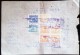 CHINA CHINE 1952 GUANGDONG GUANGZHOU DOCUMENT WITH  SOUTH CENTRAL (ZHONG NAN) ISSUES REVENUE STAMPs - Storia Postale