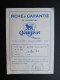 FICHE DE GARANTIE (M1414) PEUGEOT Frères (2 Vues) Batteur "Ecureuil" 60 - 1950 - ...