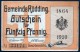 Notgeld  RØDDING 1920, 50 Pfennig ( Lot 1448 ) - Dänemark