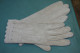 GANTS RETRO  FEMME CUIR PEAU GRIS  25.5 Cms - 1940-1970