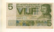 PAYS-BAS - Billet De 5 Gulden De 1966 Ayant Circulé - 5 Florín Holandés (gulden)