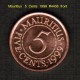 MAURITIUS   5  CENTS   1999  (KM # 52) - Maurice