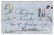 1870 Faltbrief Aus Odessa 23.5.1870 Ohne Marke Tax10 Via Wien, Udine, Milano AK-0 1 Lire Nachporto Seltener Brief - Portomarken