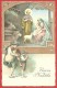 CARTOLINA VG ITALIA - BUON NATALE - Natività - Zampognari - Bue E Asinello - 9 X 14 - ANNULLO 1930 MILANO - Altri & Non Classificati