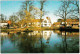 Godstone : AUSTIN MAXI 1750, VAUXHALL NOVA , FORD FIESTA, VOLVO 260 - Pond / Ducks - Surrey,  England - Toerisme