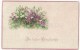 Pentecost Greeting Card - Die Besten Pfingstgrüsse - Flowers - HSB 2235 - Old Postcard - Circulated In Estonia - Pinksteren
