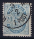 Denmark: 1882 Yv Nr 34, Mi Nr 33  Used - Used Stamps