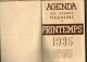 AGENDA Des Grands Magasins Du Printemps 1935 - Terminkalender Leer