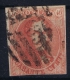 Belgium: 1861  OBP Nr 12  Used / Obl - 1858-1862 Medallones (9/12)