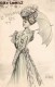 ILLUSTRATEUR L. VILLARD " LA PARISIENNE ETE 1905 " MODE FEMME AU CHAPEAU OMBRELLE UMBRELLA FASHION - Autres & Non Classés