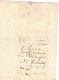 Lettres De Vannes Vers La Rochelle - 1814 - Charente Inférieur + Griffe Vannes - Non Classés