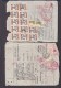 CHINE. CHINA. COLIS POSTAL. POSTAUX.  CP. BULLETIN. TIMBRE. 7 SCANS. - Paketmarken