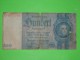 Germany,100 Reichsmark,Weimar Republic,banknote,paper Money,bill,geld,vintage - 10 Mark