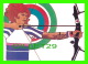 TIR À L'ARC - BY ROBERT PEAK - WOMEN'S ARCHERY STAMP, 1984 SUMMER OLYMPICS - - Archery