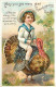 230867-Thanksgiving, IAP No 2445-3, Boy In Sailor Outfit Riding A Turkey - Giorno Del Ringraziamento