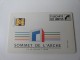 SOMMET DE L ARCHE 14 18 JUILLET 1989 USED CARD - Interne Telefoonkaarten