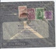 BRESIL - LETTRE POUR LA MADELEINE NORD FRANCE 1933 - COMPAGNIE AEROPOSTALE SERVICO POSTALE AERO - Poste Aérienne (Compagnies Privées)