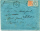 - ITALIE - Lettre CINIGIANO Pour MOULINS (France) Pour PONTE-GINORI 15 GIU 1897 - Affranchissement + Cachets A ETUDIER - - Storia Postale