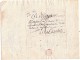 Lettre De Vannes Vers La Rochelle - 1822 - Griffe - 54 Vannes - Non Classés