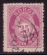 NORVEGE - N°28 OBLITERE - 25 ORE LILAS - COTE 150€ - SIGNATURE AU VERSO. - Used Stamps