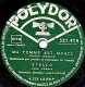 78 Trs - POLYDOR  521.929 - état TB - STELLO -  LA FILLE DE GENNEVILLIERS - MA FEMME EST MORTE - 78 Rpm - Schellackplatten