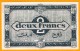 Algerie 2 Francs NEUF - UNC, Series Letter G, P. 102 - Algérie