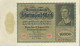 Deutschland, Germany - 10000 Mark, Reichsbanknote, Ro. 68 B ,  ( Serie F  ) XF, 1922 ! - 10000 Mark