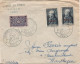 TUNISIE 365 FDC Premier Jour Lettre Voyagé Journée Du Timbre 1954 TUNIS La Valette - Briefe U. Dokumente