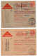 12f Gandon Sur 2 Cartes De Contre-remboursement D'octobre 1952 - Modèles Différents - 1921-1960: Modern Period