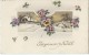 Carte  De "Joyeux Noël"/Maison Sous La Neige Avec Pensées/Vaucresson/S & O/ 1942   CVE43 - Andere & Zonder Classificatie