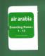 Air Arabia G9 - Boarding Pass - Jaipur To Sharjah -  As Scan - Carte D'imbarco