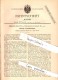 Original Patent - Edmond Bivort In Fontaine-l'Éveque , 1884 , Eisenbahnweiche , Eisenbahn , Weiche !!! - Fontaine-l'Evêque