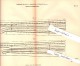 Original Patent - Edmond Bivort In Fontaine-l'Éveque , 1884 , Eisenbahnweiche , Eisenbahn , Weiche !!! - Fontaine-l'Evêque