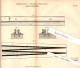 Original Patent - Edmond Bivort In Fontaine-l'Éveque , 1884 , Eisenbahnweiche , Eisenbahn , Weiche !!! - Fontaine-l'Evêque