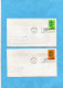 NATIONS UNIES LOT DE 8 ENVELOPPES -avec Oblitération Premier Jour Années 1964-65- - Lettres & Documents