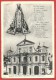 CARTOLINA VG ITALIA - Saluti Dal Santuario CREA MONFERRATO (AL) - Ai Piedi Della Beata Vergine - 10 X 15 - ANNULLO 1953 - Alessandria